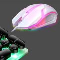 Limei S1 E Sport LED Luminous Backlight Wired For Desktop Laptop Mute Office Computer Gaming Mouse. 