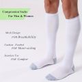 1/4 Pair Compression Socks Men Women 20-30mmhg - Circulation Support Socks Suitable Care Travel - Soft Breathable Sports Socks.