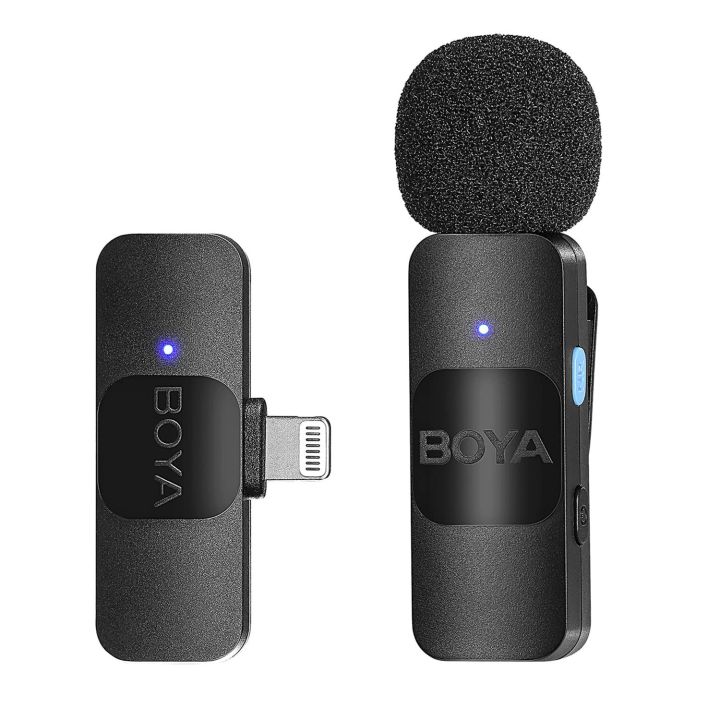 BOYA%20BY-V1%202.4GHz%20Wireless%20Microphone%20System%20for%20iPhone%20(1:1)%20-%20Image%202