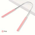 1PC Reusable Stainless Steel Tongue Scraper With Comfort Grip Handle Oral Care Tool, Tongue Cleaner Tongue Scraper.