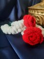 2 pieces handmade crochet gajra. 