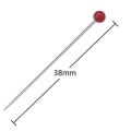 100pc Glass Round Head Pins Sewing Corsage Straight DIY Dressmaking Tools. 
