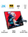 ZSUS 2160*1440  14-inch 2K Portable Monitor 60HZ For Laptop XBox PS4 / 5 Switch TV Box Cell Phone PC Extension  Mobile. 