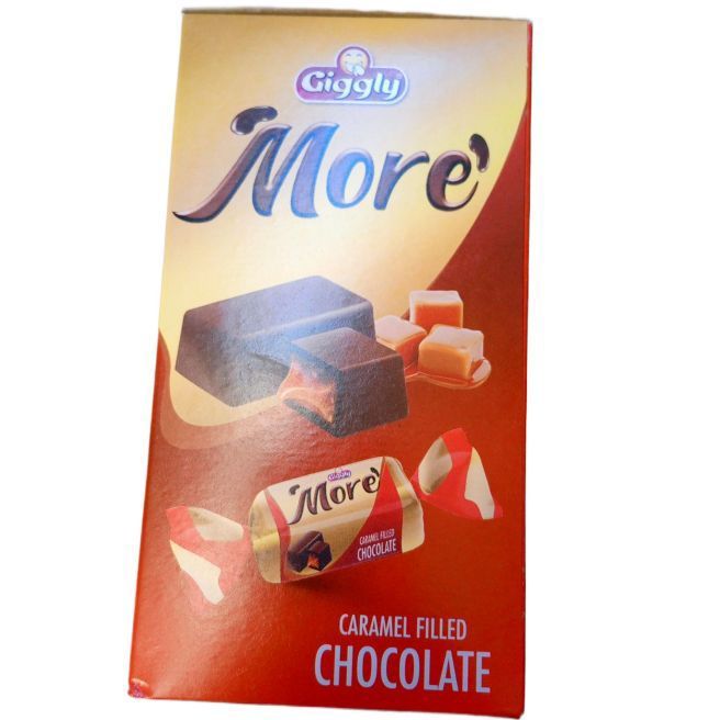 Original Giggly  More Caramel Filled Chocolate (30 Pcs)