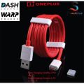 100% Original OnePlus 6A Warp Charging Data Cable | USB To Type-C Cable - Fast Charging Compatible With All Smartphone Devices. 