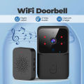 2026 Wireless Smart Video Doorbell, 2.4G WiFi Home Security Camera, 2-way Audio, Night Vision, Battery, Secure Home Monitoring.