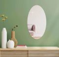 Flexible Makeup Mirror Sheets Self-Adhesive Mirror Tiles Non-Glass Mirror Stickers for Home Decoration. 
