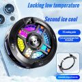 2024 NEW SL18 Mobile Phone Magnetic/ Back-Clip 2 In 1 Semiconductor Radiator with RGB Light for IOS Android PUBG LOL Game Cooler. 