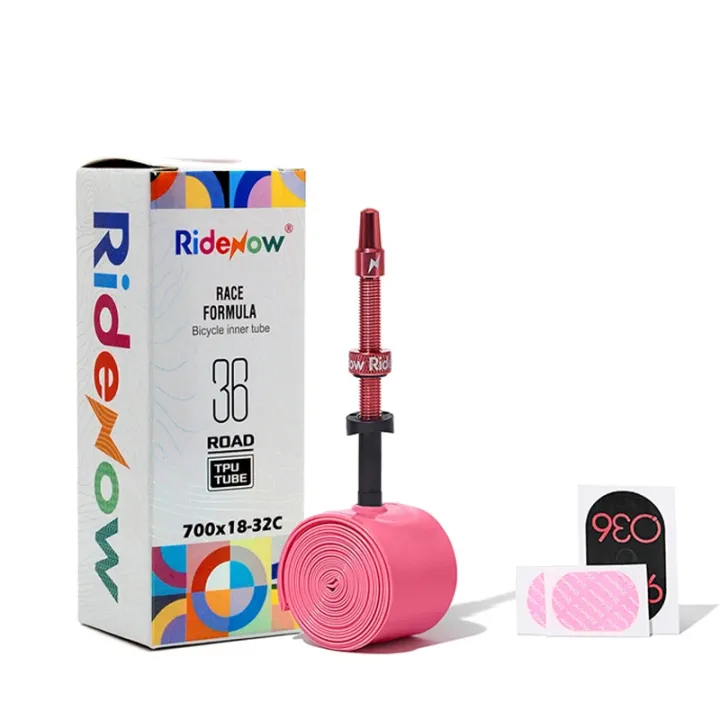 RideNow%20Metal%20Nozzle%20Tpu%20Inner%20Tube%20Removable%20Valve%20Cores%20External%20Thread%20Tube%20700Cx18-32C/32-47C%20Road%20Bike%20&Gravel%20Presta%20Valve%20-%20Image%207