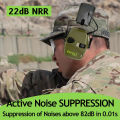 Shooting Earmuffs Electronic Sound Amplification Anti-Noise Hearing Protection Headset for Outdoor Sports. 