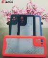 QAGS Xiaomi Redmi Note 10 Pro Cover - Multi cover - Semi Transparent (Self Dotted) Matte Shockproof Camera Ring Protection Case Back Cover. 