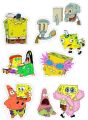 Funny meme Cartoon Sticker Sheets A5 Uncut, sponge Bob, hilarious , journaling. 