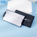 JJC 18 Slots Memory Card Case Pop-up Design SD MicroSD Card Holder with Carabiner for 4 SD +12 Micro SD/TF +2 Nano SIM/ NM Cards. 