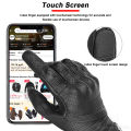 Retro Leather Motorcycle Gloves Man Full Finger Motorbiker Gloves Non-slip Protective Guantes Moto Motocross Cycling Glove M-2XL.
