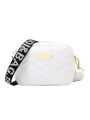 Wave Embroidery Square Bag Shoulder Strap With Printed Large Capacity Shoulder Crossbody Bag for Women. 