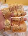 Big Size Golden Plated Kara - Bangles with Same Ring Like Real Gold Brilliant Quality of Jewellery for Women and Girls. 