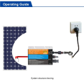 700W 600W 500W 350W 300W 260W MPPT Solar PV On Grid Tied Micro Power Inverter DC18V-60V to AC110V-220V 50HZ/60HZ home use IP65.