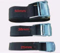 Rope Strong Ratchet Belt Black Buckle Tie-Down Belt Cargo Straps for Car Motorcycle Bike Metal Buckle.