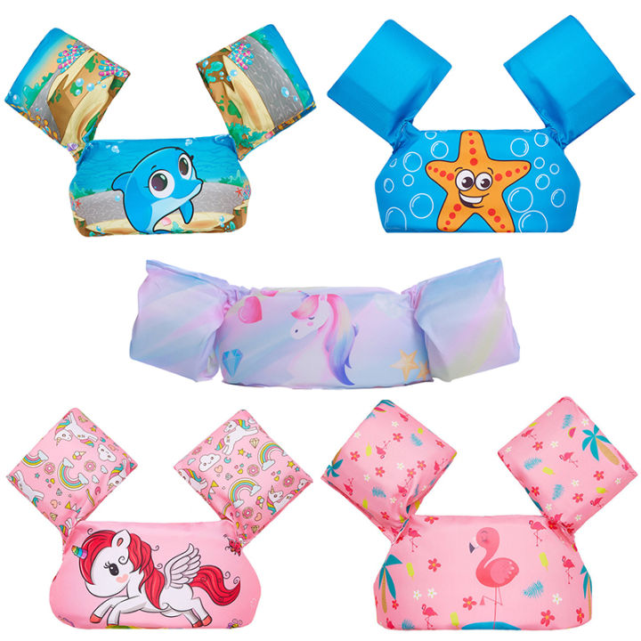Kid Safe Swim Foam Float Arm Sleeve Armbands Floating Ring Buoyancy Swimming Equipment Pool Toys Soft Wear Resistant Portable