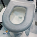 2 Piece Waterproof toilet padded toilet bowl bathroom toilet seat cover mat 16 'x 12' 'Closetool matte seat case toilet lid accessories mat set. 