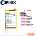 infinix Hot 10/9 play 100% Orignal Quality Battery in interlink/GLC with warranty. 