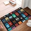 ​VIKAMA Rockstar Rhythm Rug - Plush Flannel With Guitar Pedal Graphics, Non-Slip Music Mat for Budding Musicians' Bedrooms​. 