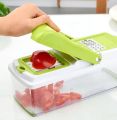 Nicer diser 12 in 1pcs kitchen set onion cutter  and vegetable cutter. 