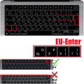  Version Silicone Keyboard Protector Cover Waterproof Dustproof Skin for MacBook M5 M4 M3 M2A3113 A3240 A3241 A3401 A3112. 