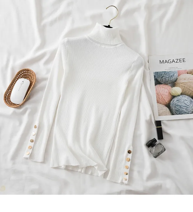 Thick%20Sweater%20Pullovers%20Long%20Sleeve%20Tops%20Women%20Autumn%20Winter%20Clothes%20Slim%20Knit%20Soft%20Jumper%20Streetwear%20Button%20Turtleneck%20Sweater%20-%20Image%207