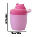 Baby Shampoo Cup Baby Bath Bucket Kids Bath Spoon Child Hair Wash Cup Baby Bath Kit Cute Cartoon Baby Bath Play Funny Bucket.