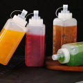 Large Caliber Plastic Squeeze Sauce Bottle Jam Salad Seasoning Vinegar Ketchup Gravy Boats Kitchen Condiment Dispenser Gadgets.