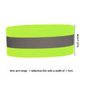 1-5PC Reflective Bands Elastic Armband Wristband Ankle Leg Straps Safety Reflector Tape Straps for Night Walking Cycling Running. 