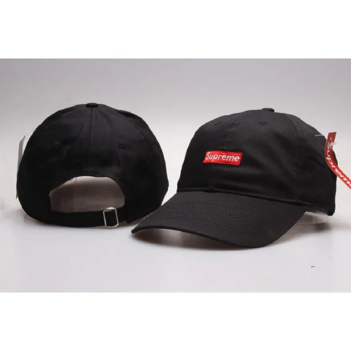 Mens%20Black%20Cap%20with%20Red%20Box%20Logo%20%7C%20Cap%20for%20Men%20-%20Image%202