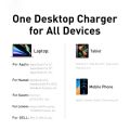 Baseus 65W GaN Charger Desktop Fast Charger 4 in 1 Laptop Phone Charger Adapter For iPhone 14 13 Pro Max Xiaomi Samsung. 