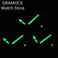 GRAMOCK Green Luminous Hands Silver Rose Gold Gold Watches Needles For NH34 NH35 NH36 NH38 ETA2824 PT5000 Watches Pointers. 