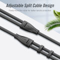 Vention Aux Cable 3 5 Jack Cable Headphone Splitter Audio Splitter Jack 3.5 Cable Male to Female Double Jack for Laptop Speaker. 