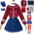 Game MiSide Crazy Mita Cosplay Costume Full Set  Role Play Yandere Mita Mira JK School Uniform Cosplay For Halloween Girls Women. 