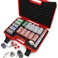 Poker Game Set With Coins. 