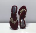 New Fancy Chappal For Girls|Soft and Light weight Flat chappal|Black and silver Combination| Best for wedding party wear. 