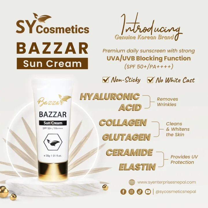 SY%20Cosmetic%20Bazzar%20Sunscreen%20SPF-50++++%2030gm%20-%20Image%202