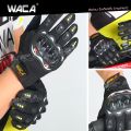WACA motorcycle gloves motorcycle riding gloves motorcycle gloves full finger bike gloves hazard protection 602 6p1 6p2 FSA. 