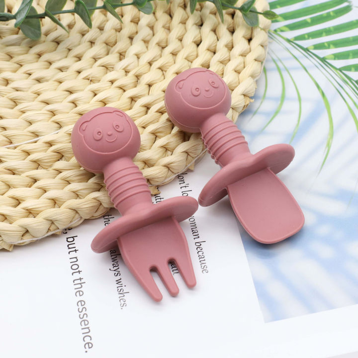 New%20Little%20Bear%20Pattern%20Baby%20Food%20Spoon%20Fork%20Short%20Spoon%20Fork%20Easy%20to%20Grasp%20and%20Clean%20-%20Image%205