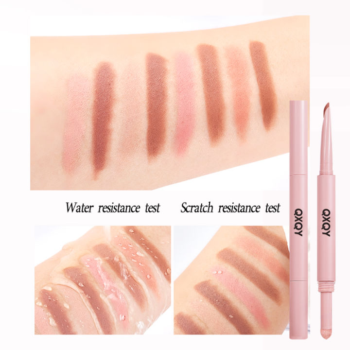 QXQY%20Bevel%20Double-Head%20Eye%20Silkworm%20Pen,%20Waterproof%20Non-Smudged%20Highlight%20Brightening%20&%20long-lasting%20Makeup%20Eyebrow%20Eyeliner%20-%20Image%202