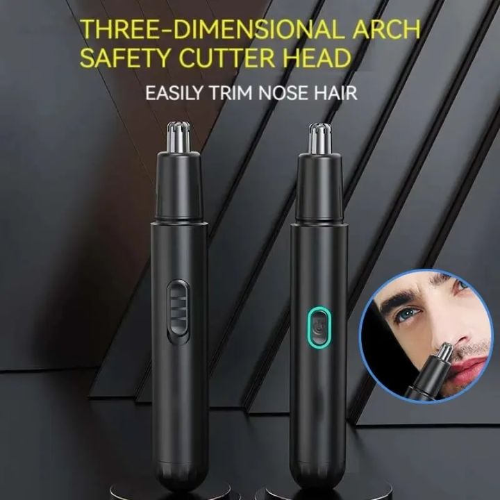 Electric%20Nose%20Hair%20Trimmer%20Men's%20Scissors%20Nostril%20Flushable%20Clear%20Safety%20Pruning%20One%20Machine%20With%20Multiple%20Functions%20-%20Image%202