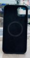 Silicone Case with MagSafe iphone 14Plus - Black. 