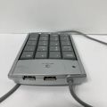 Targus Model PAUK10U Item Number 20 10-Key Numeric Keypad USB Wired Gray 2 usb Hubs BS and  000 Keys. 