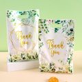 10/20/50Pcs Thank You Gift Bags Plastic Candy Cookie Packaging Bag for Wedding Birthday Party Favors Small Business Supplies.