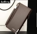 Men's leather long wallet. 