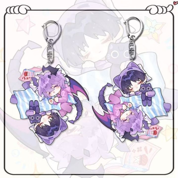 Game Genshin Impact Durin Balladeer Wanderer Cosplay Keychain Kawaii Acrylic Keyring Backpack Pendant Decoration Accessories