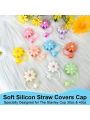 1 pcs 10mm Straw Cover Cap for Stanley Cup,Silicone Topper Compatible with 30&40 Oz Tumbler with Handle,Dust-Proof Reusable. 